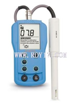 哈纳便携式pH/EC/TDS/°C测定仪HI9811-5